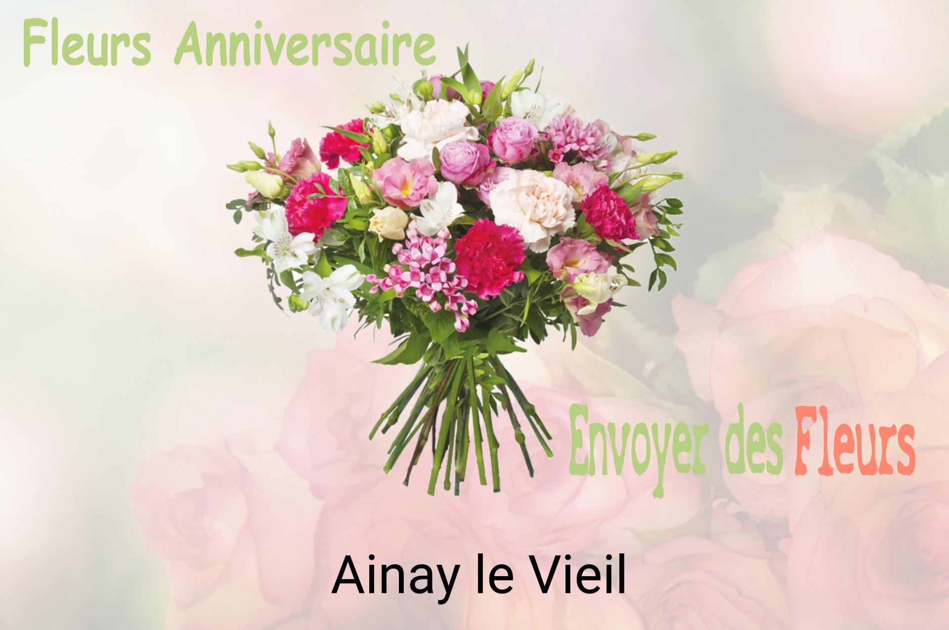 Bouquet de fleurs d’anniversaire livré à Ainay-le-Vieil