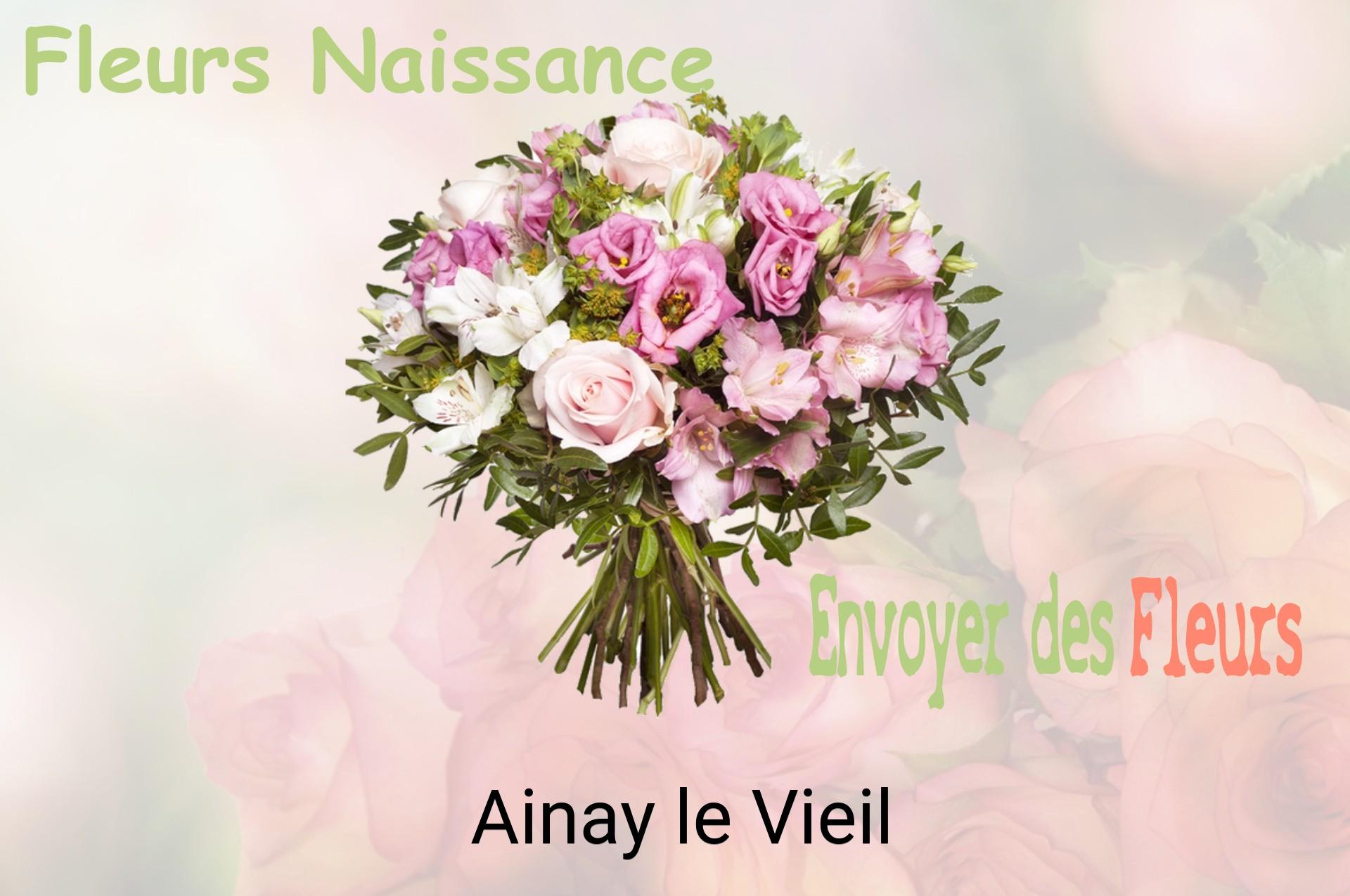 Bouquet de fleurs de naissance livré à Ainay-le-Vieil