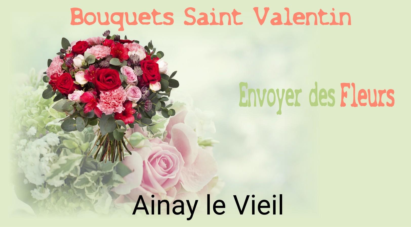 Roses de Saint-Valentin livrées à Ainay-le-Vieil